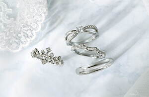 オデュース4℃からウェディングドレスを表現した限定ブライダルリング、ブランド15周年を記念して｜写真1