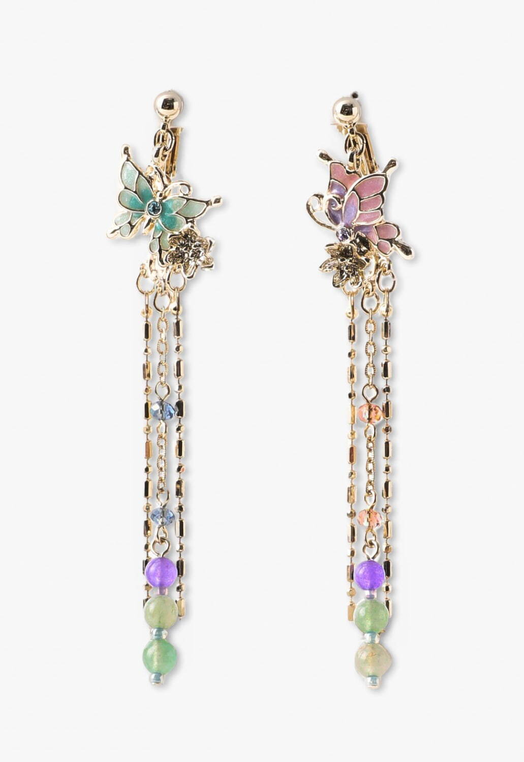 ANNA SUI ネックレス シノワズリ 蝶 蓮の花 アナスイ 新作 新品
