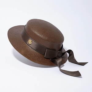 Q-pot.新作“大ぶりリボン”のカンカン帽、チョコレートを思わせる