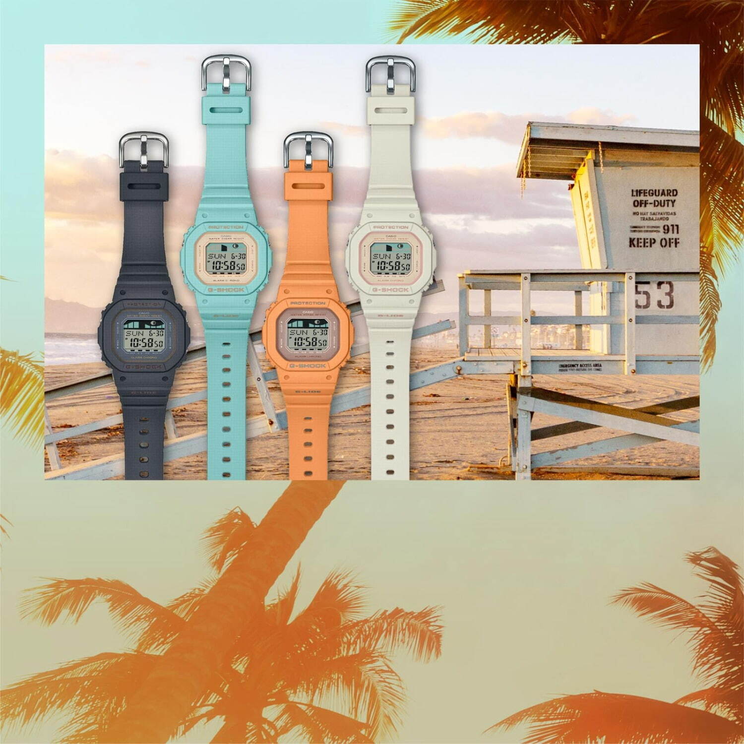 G-SHOCK新作小型腕時計、ノスタルジックなカラーを纏ったスクエアウオッチ｜写真7