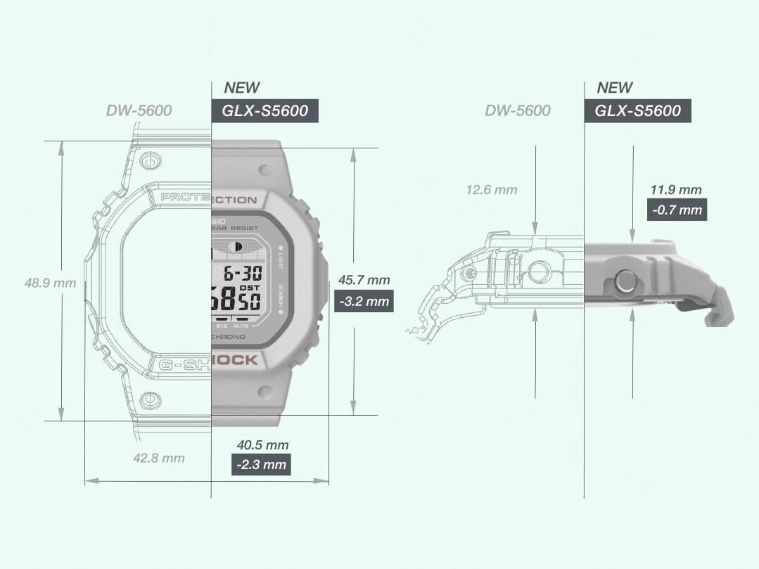 G-SHOCK新作小型腕時計、ノスタルジックなカラーを纏ったスクエアウオッチ｜写真8