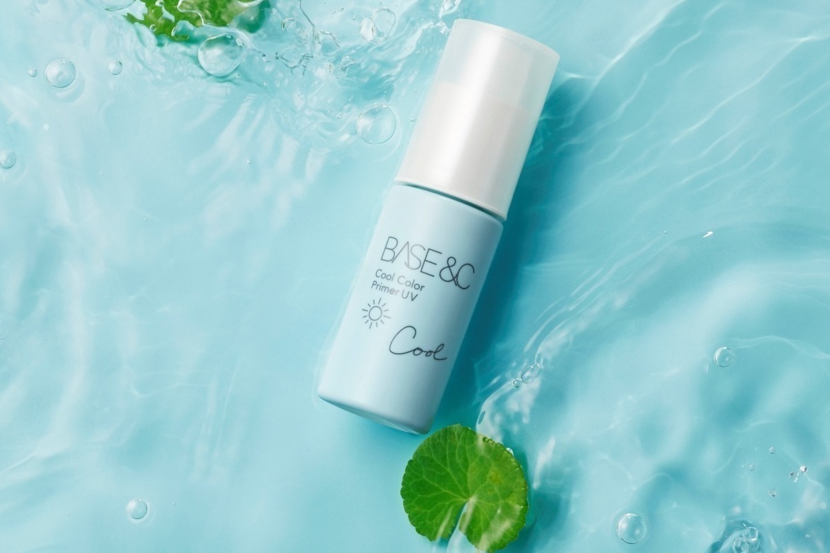 セラミド｜キスミー ベースアンドシー23年夏ベースメイク、“ミントカラー”のひんやり冷感UVプライマー