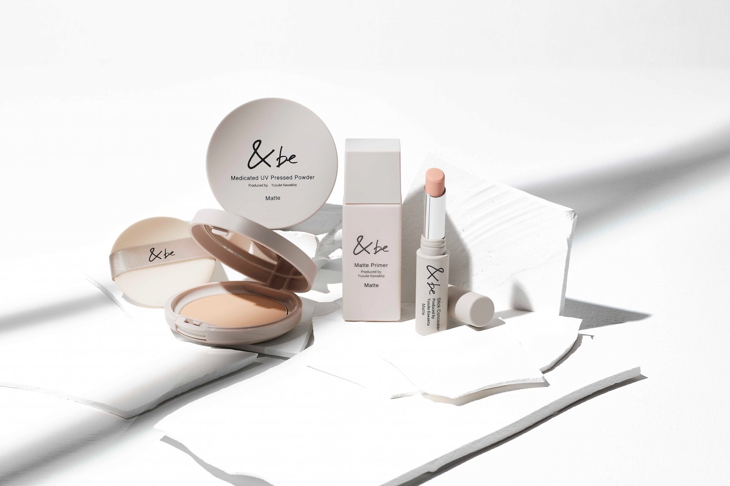UVケア｜河北裕介プロデュース「アンドビー」史上初の"マット系”ベースメイク、陶器肌へ導く化粧下地など
