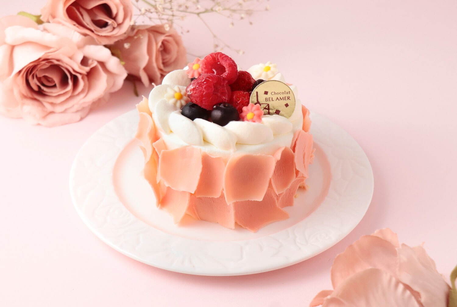 ＜ベルアメール＞まるで“カーネーション”な苺ショートケーキ