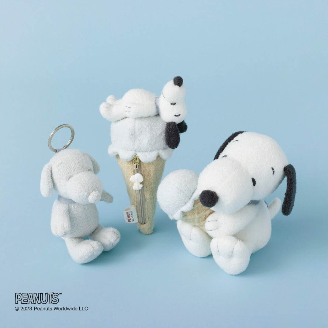 SNOOPY チャーム 3,960円
SNOOPY ジェラートポーチ 4,950円
SNOOPY ぬいぐるみ 4,950円