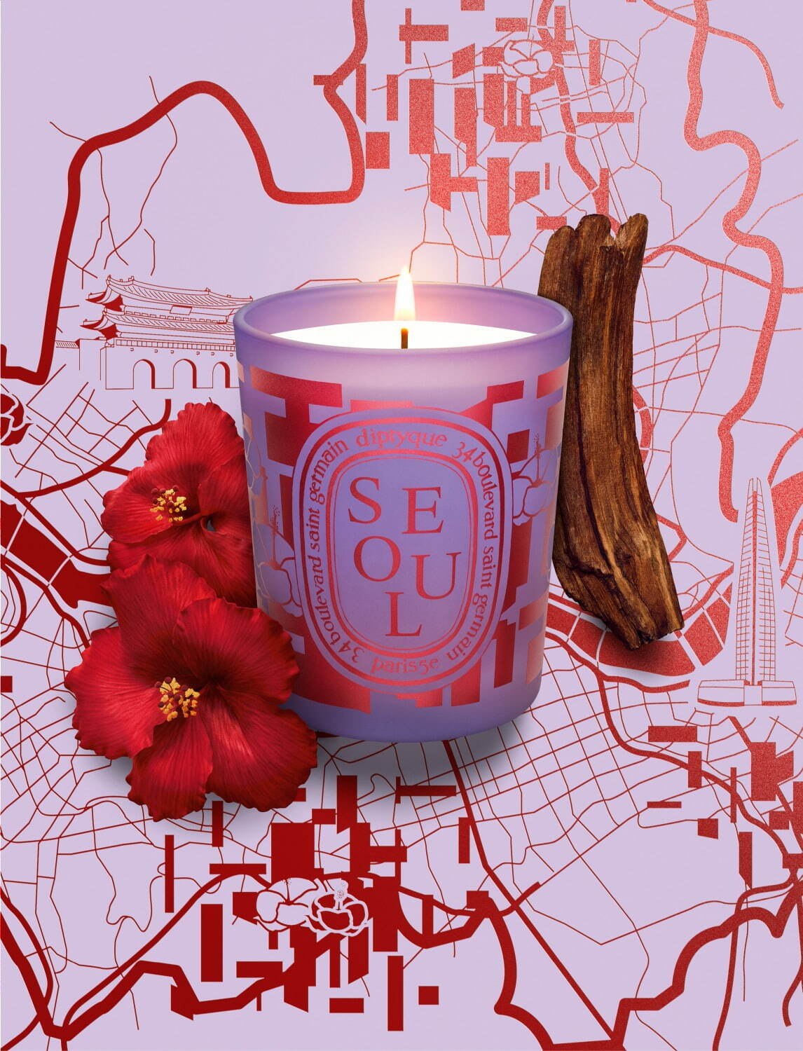 Diptyque ディプティック　シティキャンドル　Paris