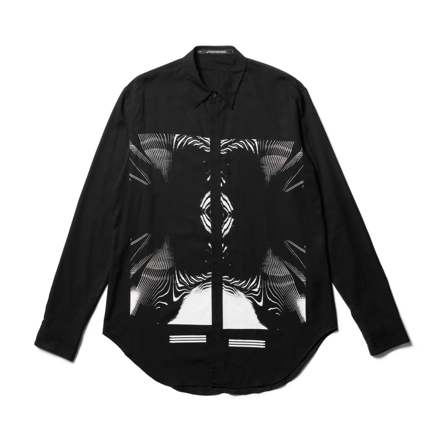 ユリウス“白黒グラフィック”を配した限定シャツ＆ワイドパンツ、メッシュガウンやタンクトップも｜写真1