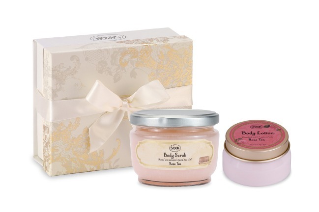 ＜SABON＞“ローズの香り”ボディスクラブ＆ローションの母の日限定セット