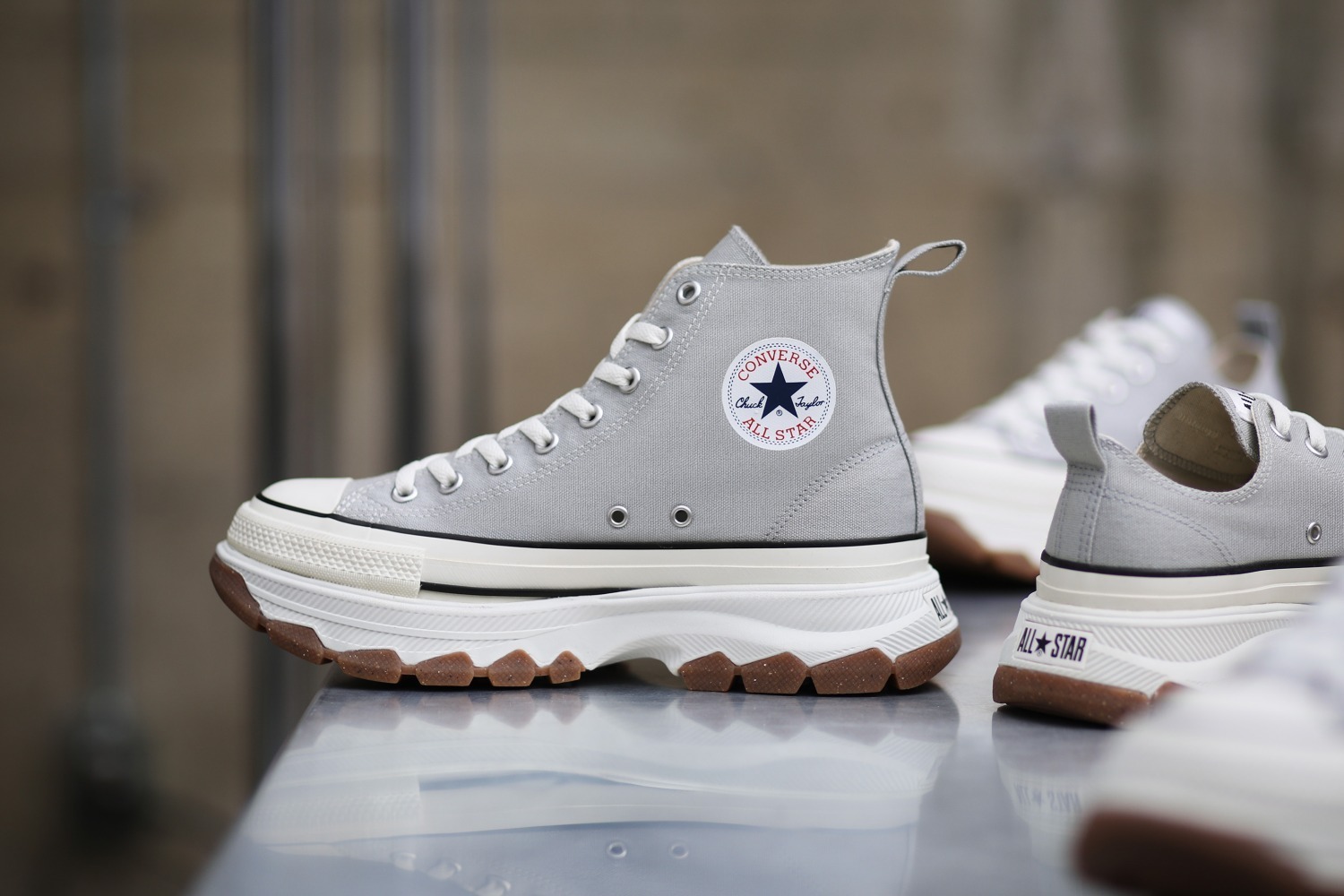 厚底コンバースCONVERSE トレックウェーブ OX 厚底