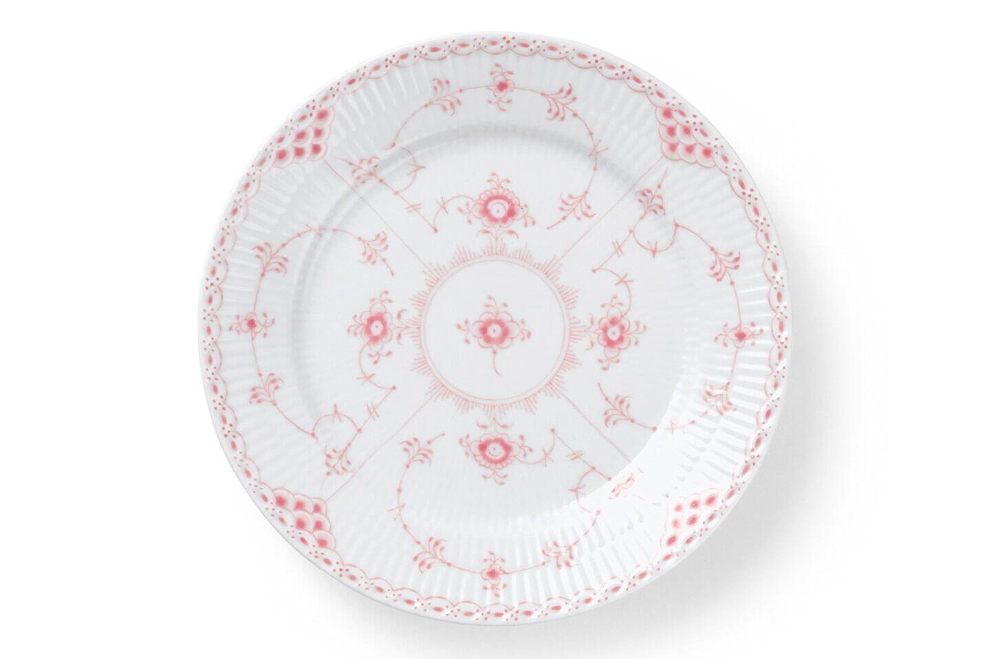 ロイヤル コペンハーゲン“コーラル色レース”のテーブルウェア