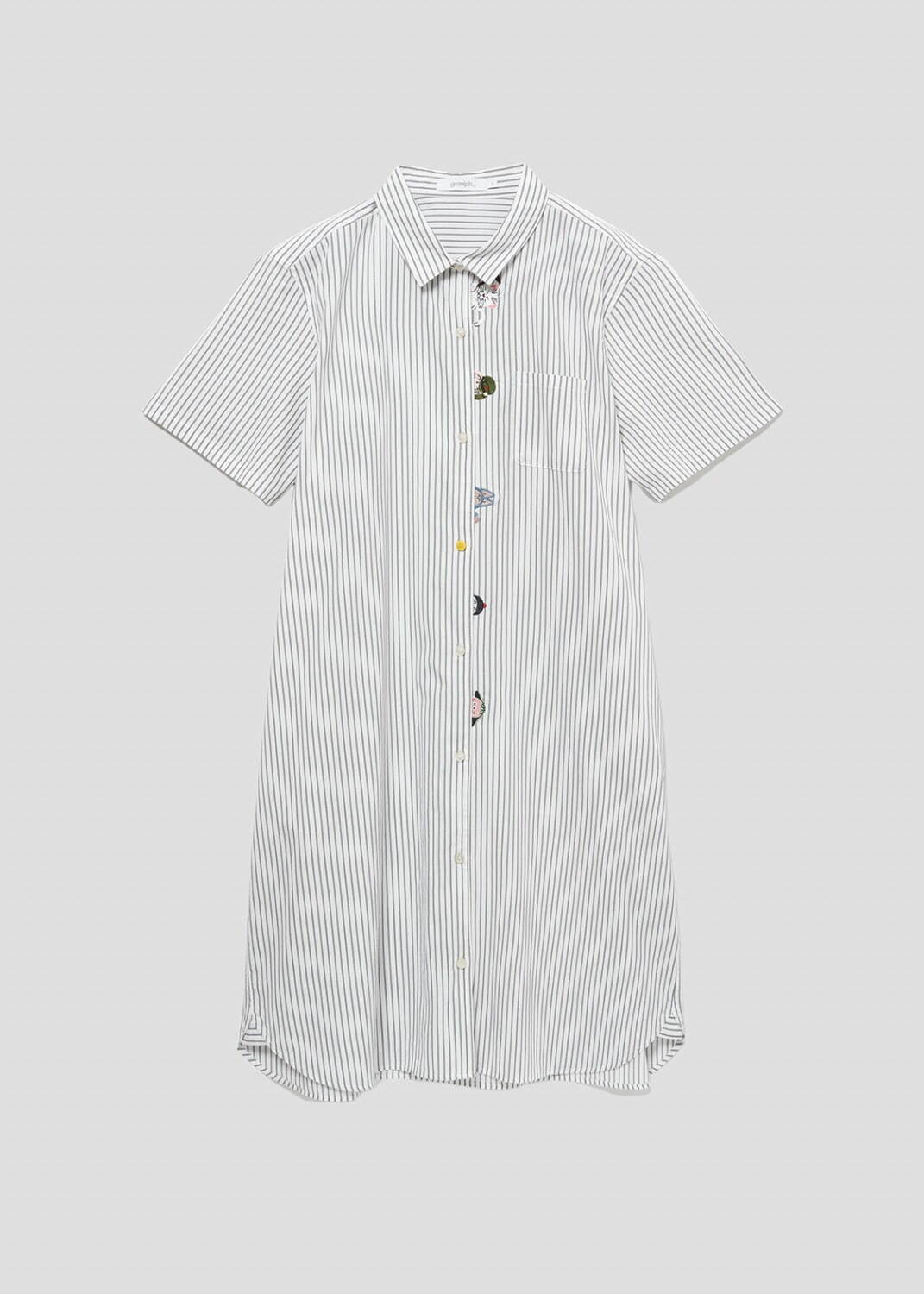 小さな仲間たち 半袖シャツワンピース 7,900円