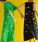 イッセイ ミヤケ 京都のギャラリーでHaaTの特別展、抜染による水玉模様のKYO CHIJIMIを紹介｜写真2