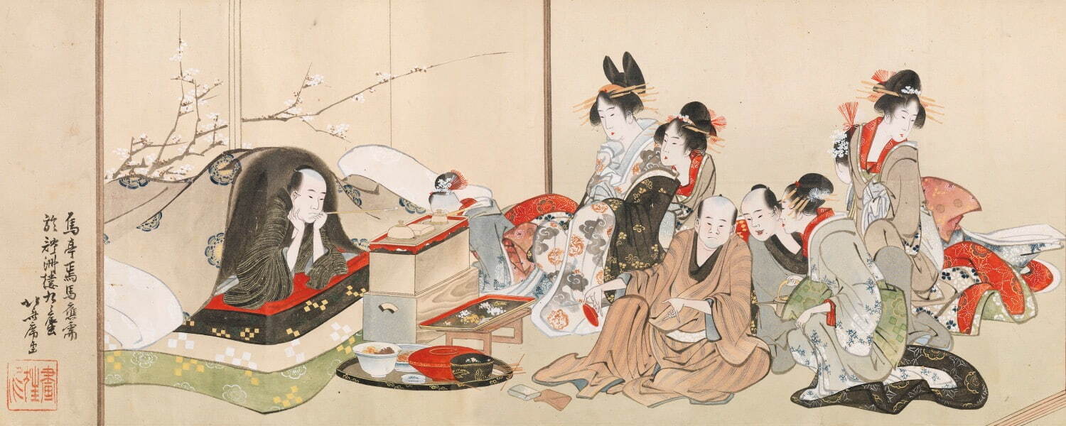 葛飾北斎 《隅田川両岸景色図巻》(部分) すみだ北斎美術館蔵