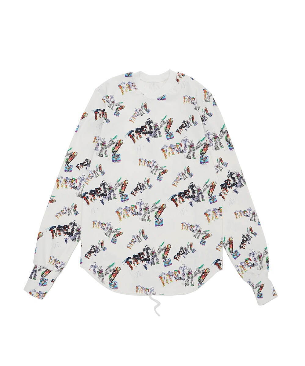 ファセッタズム総柄ビッグシャツやTシャツ、音楽バンド ファセッタズム総柄ビッグシャツやTシャツ、音楽バンド