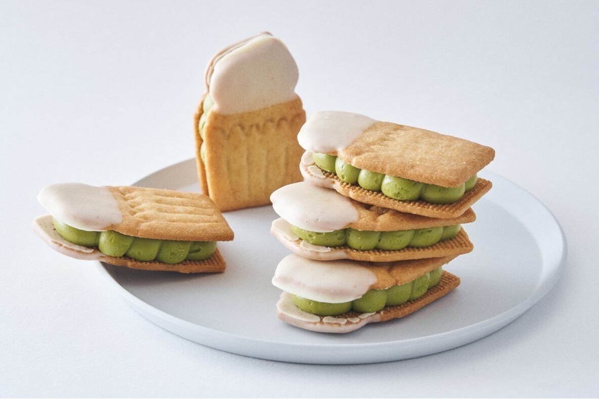 フェアリーケーキフェア「宇治抹茶生バターサンド」“爽やか抹茶クリーム”×ホワイトチョコ