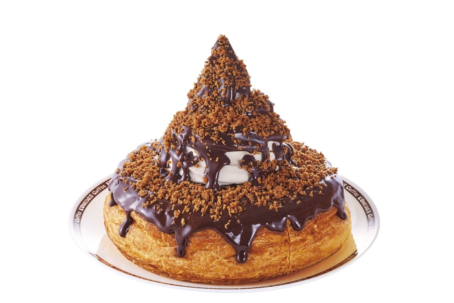 コメダ珈琲店「シロノワール ブラックモンブラン」