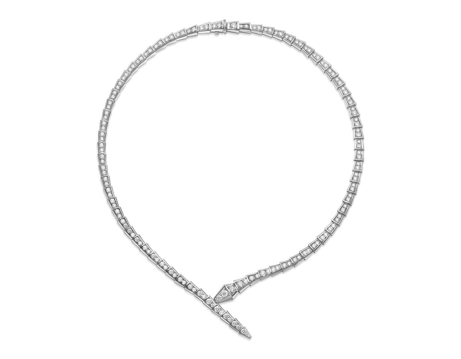 BVLGARI】ブルガリ『K18YG/SS トンド スネーク ダイヤモンド