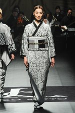 ジョウタロウ サイトウ 2014-15年秋冬コレクション - 着物で表わす都会の花｜写真18