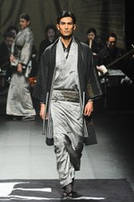 ジョウタロウ サイトウ 2014-15年秋冬コレクション - 着物で表わす都会の花｜写真22