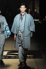 ジョウタロウ サイトウ 2014-15年秋冬コレクション - 着物で表わす都会の花｜写真31