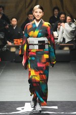 ジョウタロウ サイトウ 2014-15年秋冬コレクション - 着物で表わす都会の花｜写真52