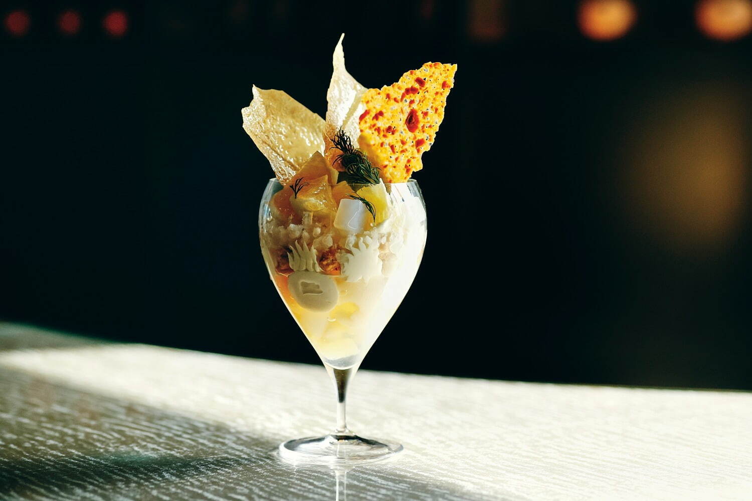 「日向夏 ライチ タラゴンのパフェ」 2,600円