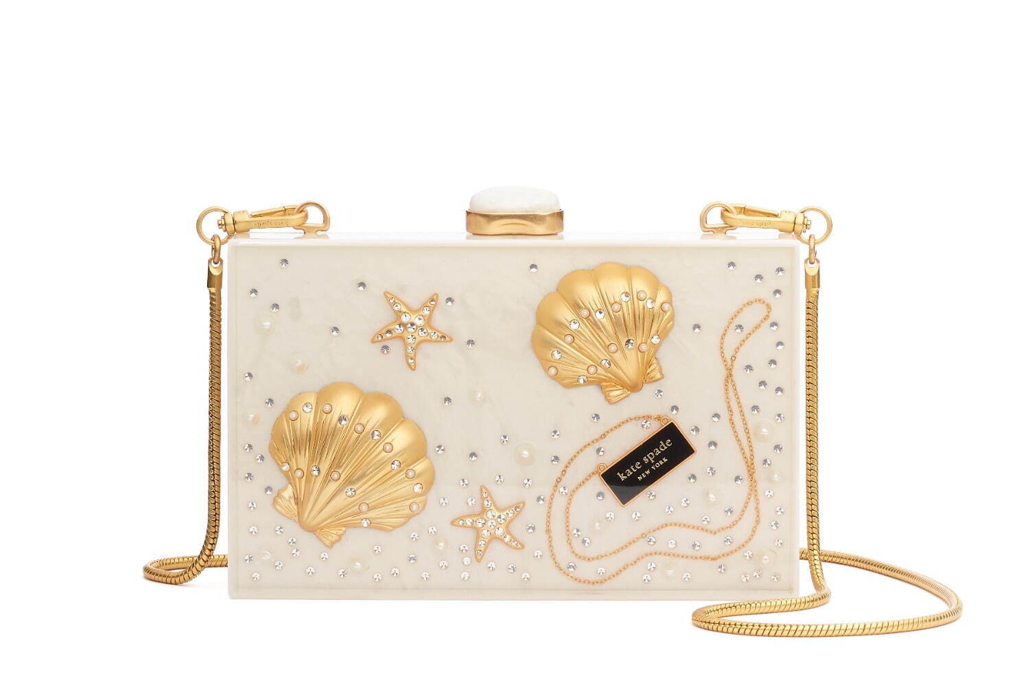 what the shell ocean scene resin small frame clutch 85,800円
※6月上旬発売予定