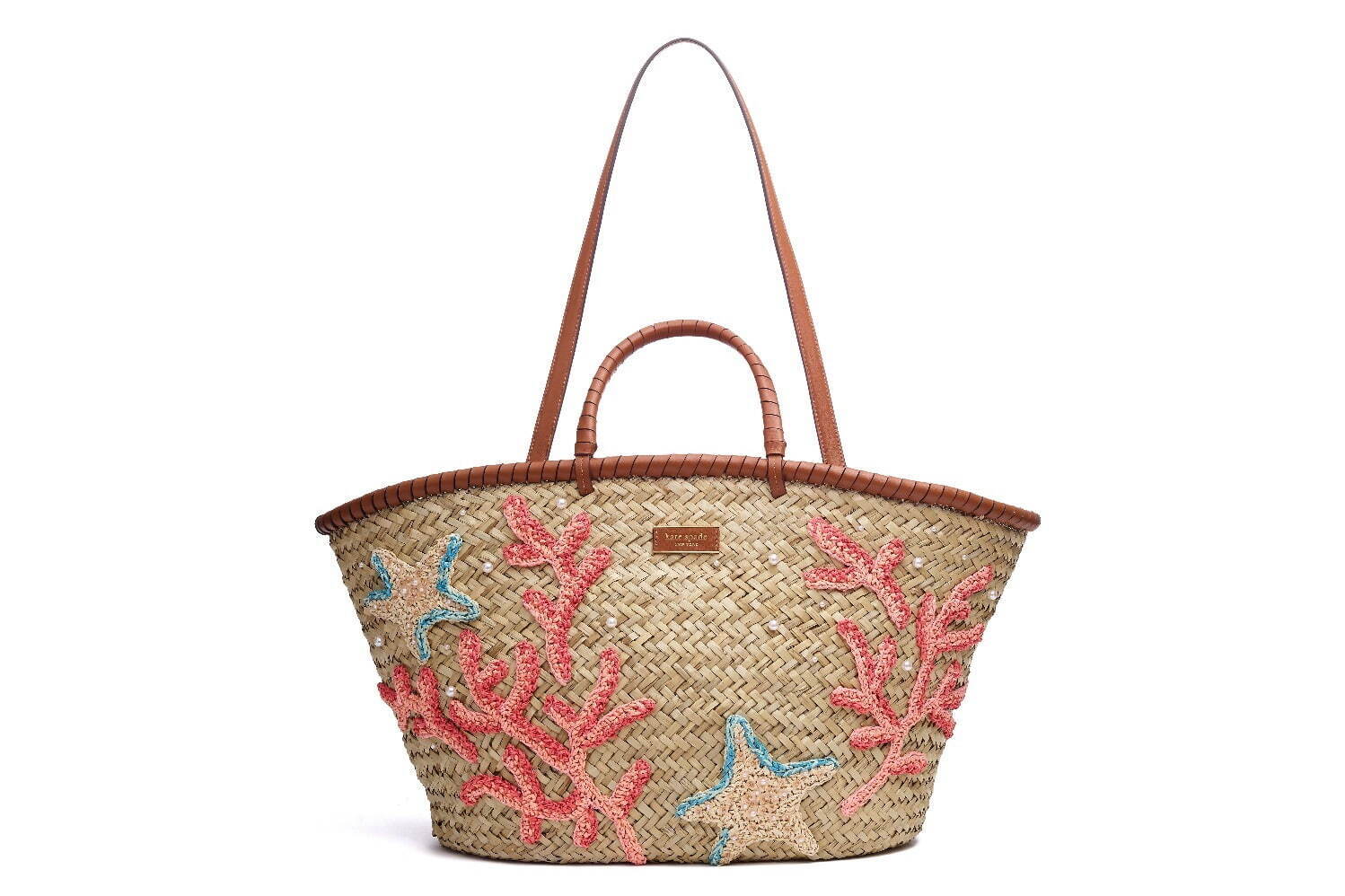 ケイト・スペード23年夏バッグ、貝殻のクロスボディ＆“珊瑚の刺繍入り ...