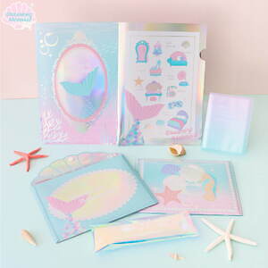 “マーメイド”モチーフの文具雑貨が全国キャンドゥに、貝殻ジッパーバッグやパステル色マステなど|写真10