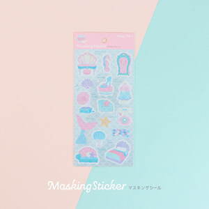 “マーメイド”モチーフの文具雑貨が全国キャンドゥに、貝殻ジッパーバッグやパステル色マステなど|写真16