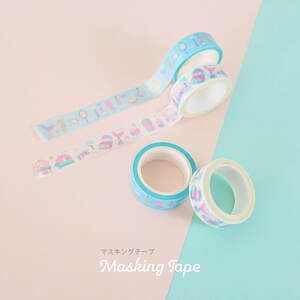 “マーメイド”モチーフの文具雑貨が全国キャンドゥに、貝殻ジッパーバッグやパステル色マステなど|写真14