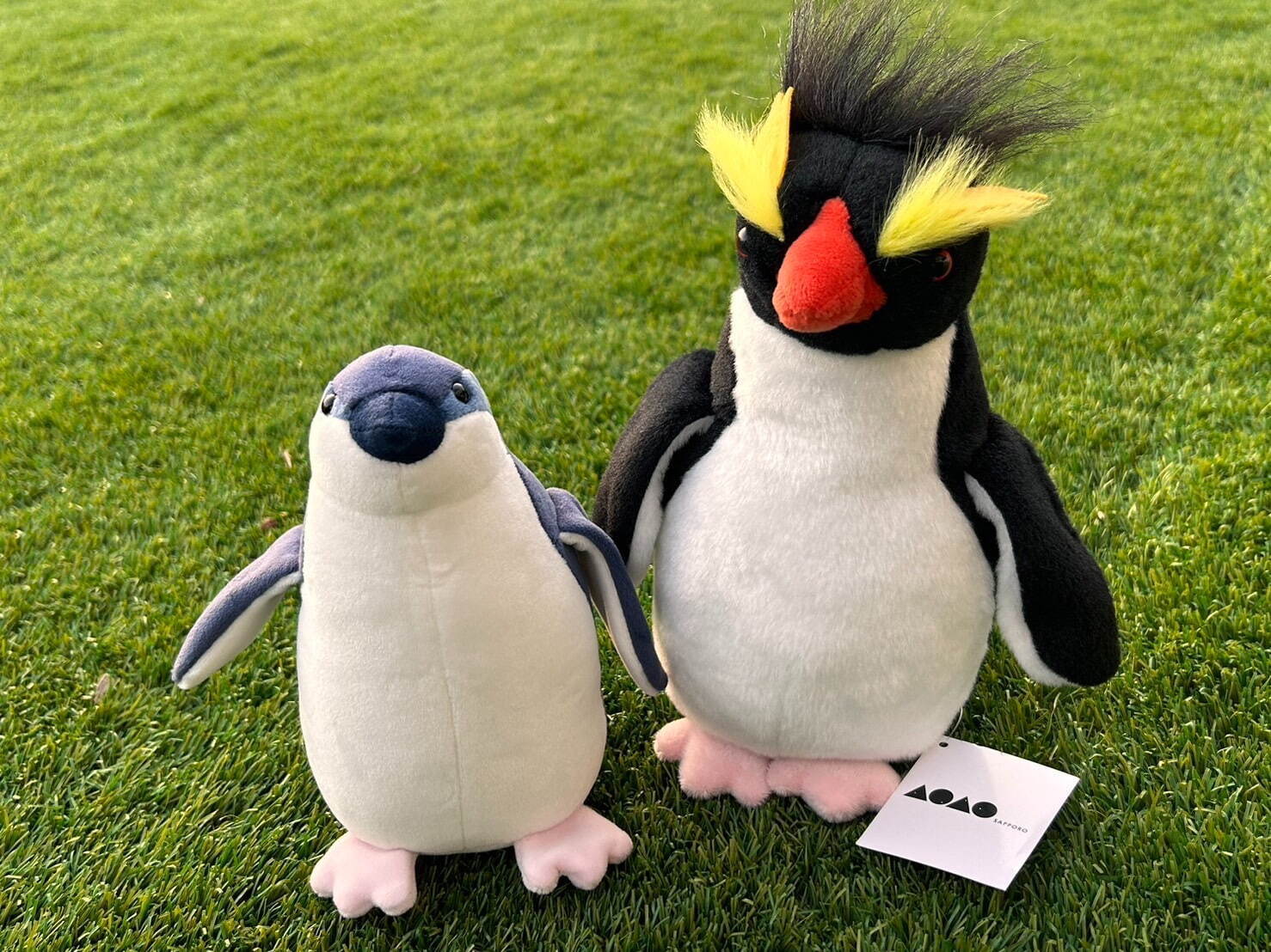 最終お値下げ ペンギン ぬいぐるみ 置き物 ジュート クラフト