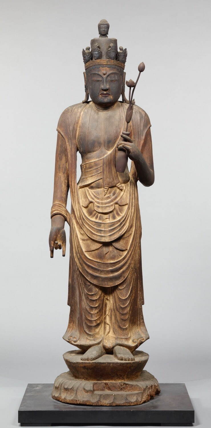 重要文化財 《十一面観音立像》 平安時代 10世紀 京都・海住山寺(木津川市)