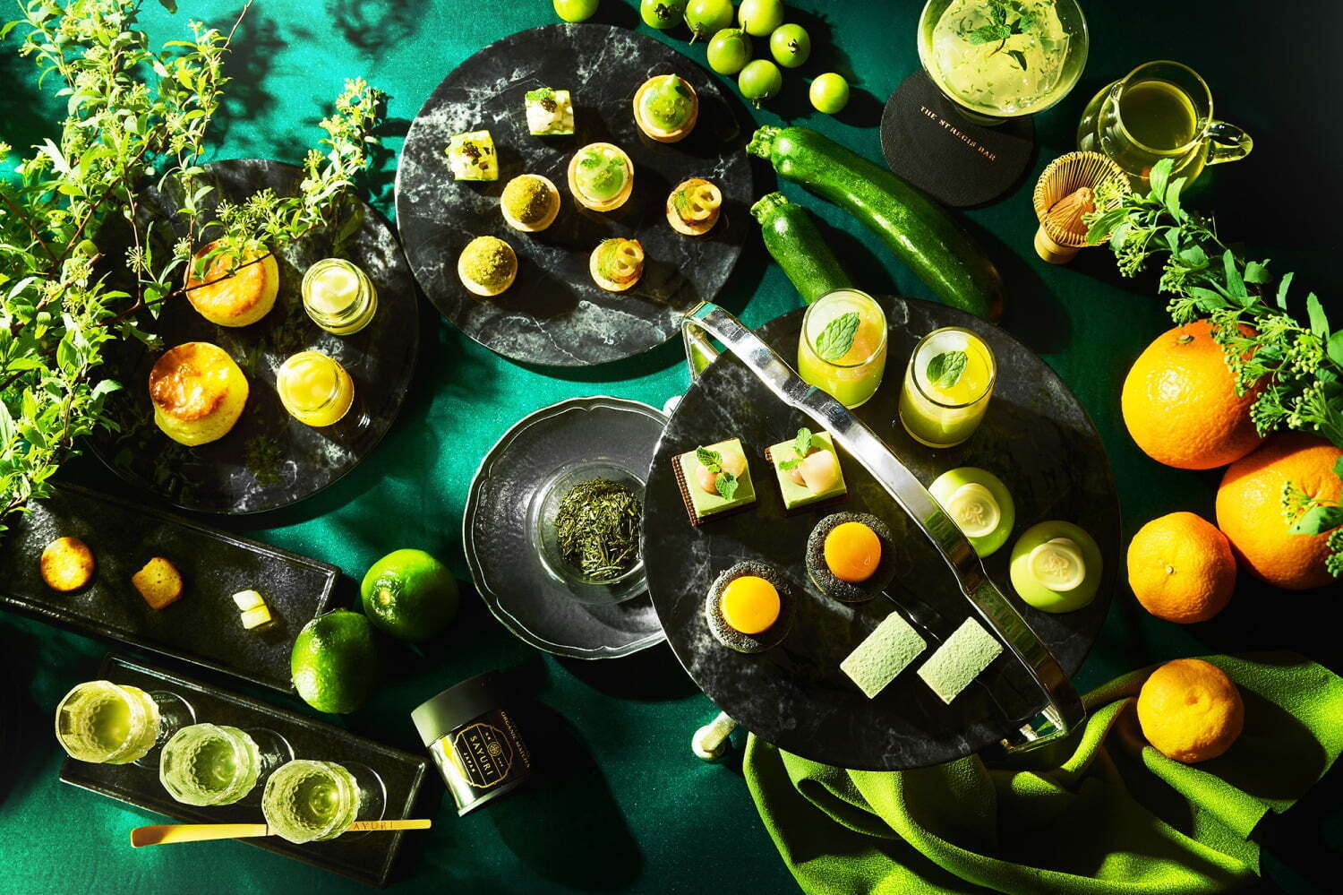 セント レジス ホテル 大阪"新茶＆柑橘を楽しむ"アフタヌーンティー、新感覚日本茶ペアリングも