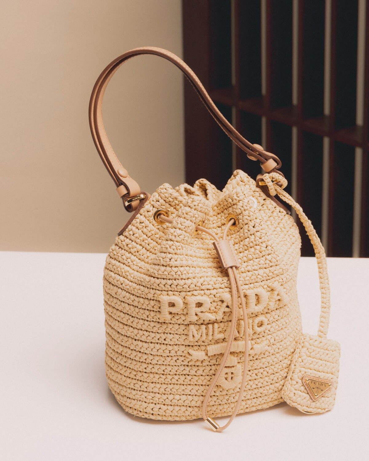 ラフィアバッグ(H12×W16.5×D5cm) 302,500円 ※予定価格