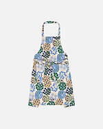 未使用　マリメッコ ヴァスキナ　エプロン マリメッコ、すももモチーフの「ヴァスキナ」から新作エプロンや