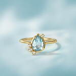 オデュース4℃の23年夏ジュエリー、“海の泡”が連なるリング＆パール×トパーズの透明感ネックレス｜写真4