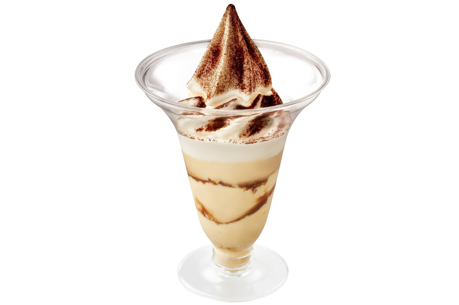 ミニストップ｜ミニストップの新作「とろけるティラミスプリンパフェ」プリン2倍の得盛も