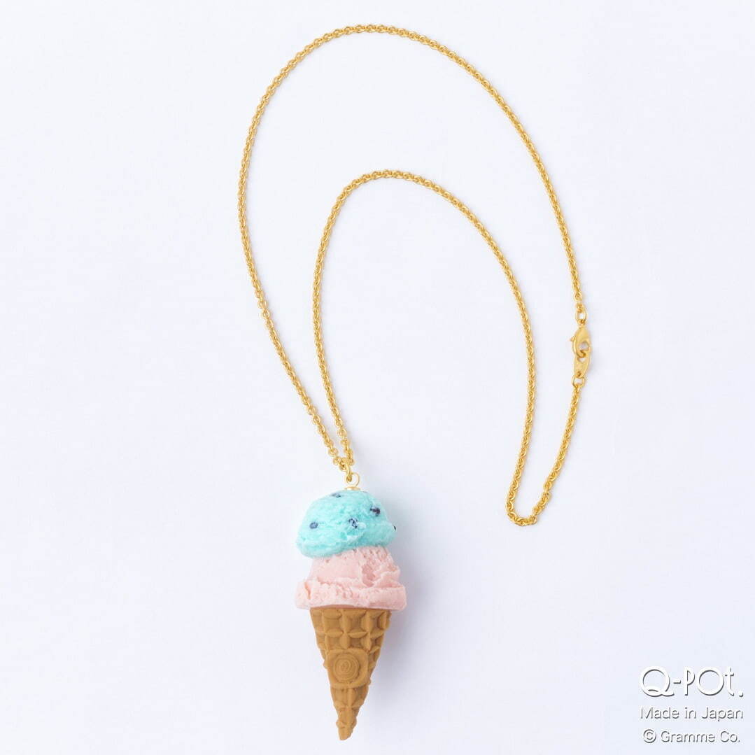Q-pot.激レア☆ハワイ限定色とろーりアイスクリームチャームのネックレス