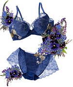 トリンプ×ニコライ バーグマンのコラボランジェリー“フラワー刺繍”で昼夜のガーデンを表現｜写真1