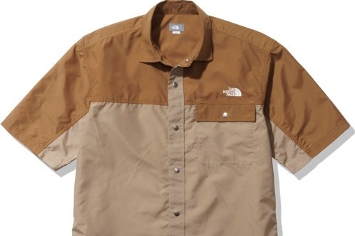 ザ・ノース・フェイス新作シャツ＆ショートパンツ、「ヌプシジャケット」着想の切り替えデザイン