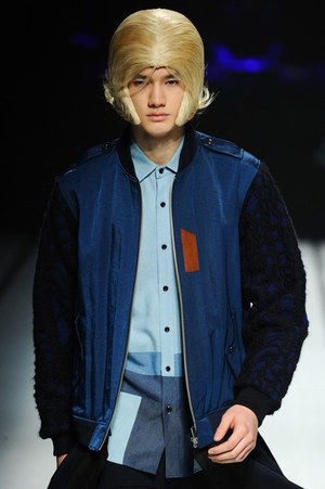 ヨシオクボ 2014-15年秋冬コレクション - スポーツエレガントをハイコントラストで｜写真8