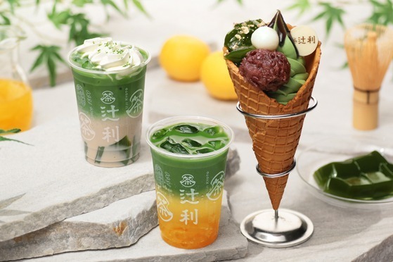 パルフェ｜辻利の夏限定スイーツ＆ドリンク、「宇治抹茶わらび餅」入りパルフェや“もちもち”抹茶ラテなど