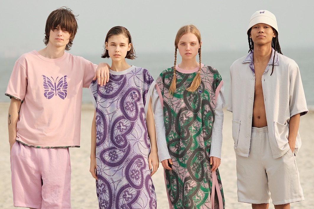 ニードルズ“パピヨン柄パイルジャカード”の開襟シャツ＆ドレス、ネペンテス系列限定で