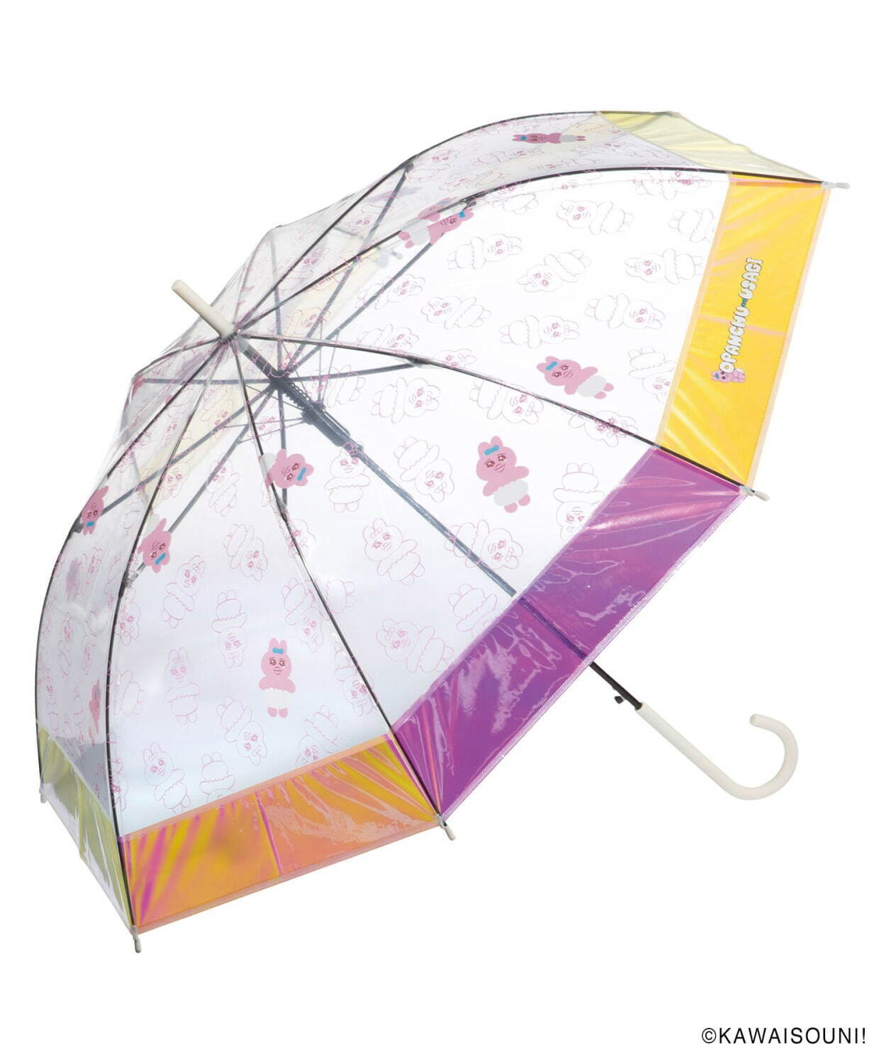 Wpc.、“おぱんちゅうさぎ”のシャイニーなビニール傘