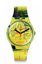 スウォッチ×ジャン・ミッシェル・バスキアのコラボ腕時計、80年代の絵画を全面プリント｜写真2