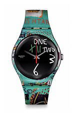 スウォッチ×ジャン・ミッシェル・バスキアのコラボ腕時計、80年代の絵画を全面プリント｜写真4