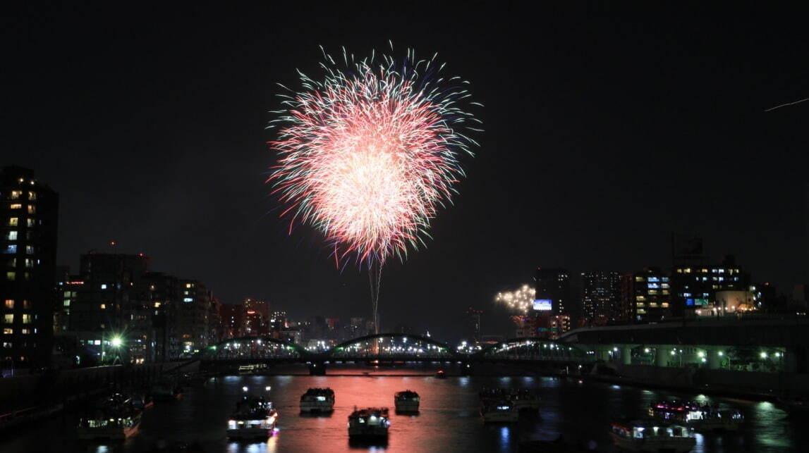 「隅田川花火大会」2023年7月に4年ぶりに開催、約20,000発の花火が彩る夏の風物詩｜写真7