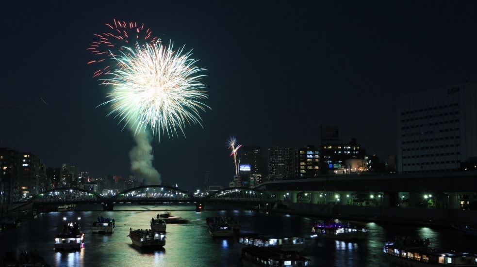 「隅田川花火大会」2023年7月に4年ぶりに開催、約20,000発の花火が彩る夏の風物詩｜写真1