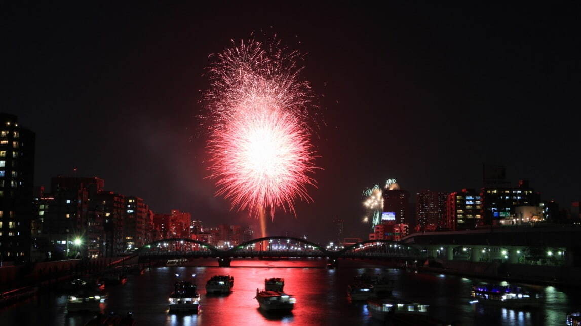 「隅田川花火大会」2023年7月に4年ぶりに開催、約20,000発の花火が彩る夏の風物詩｜写真4